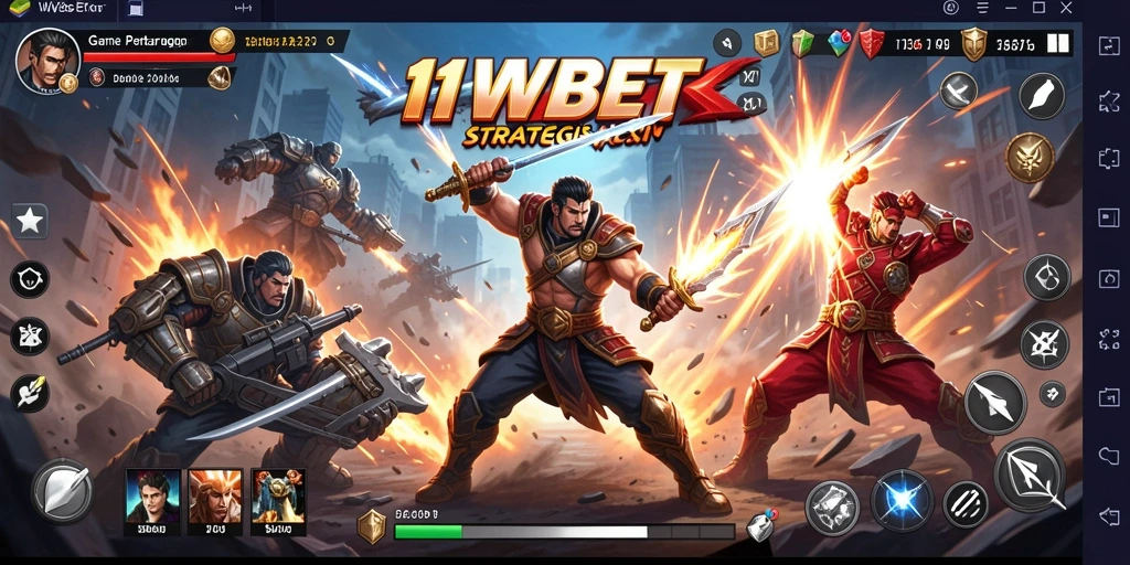 Tampilan gameplay seru di 11WBET yang penuh aksi.