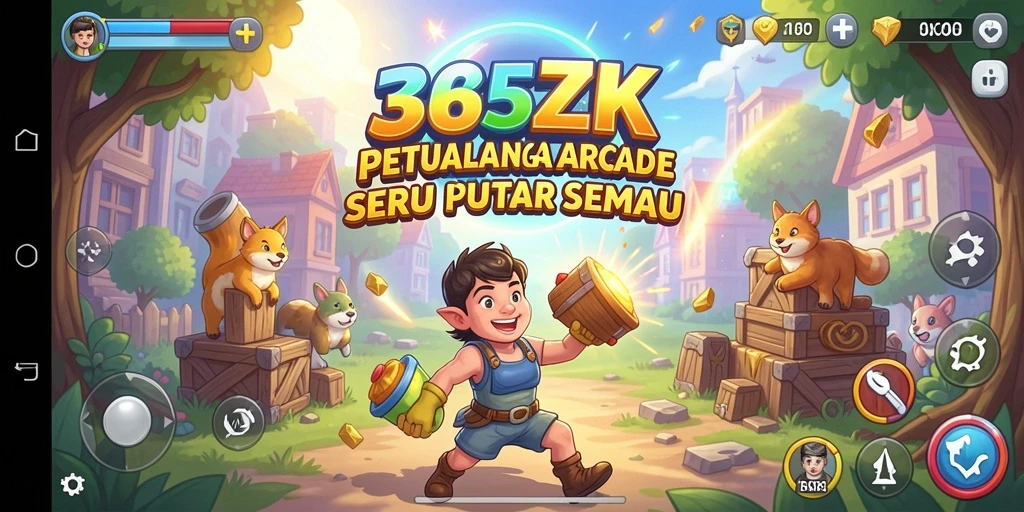 Tampilan gameplay menarik dari 365ZK dengan grafis yang memukau.