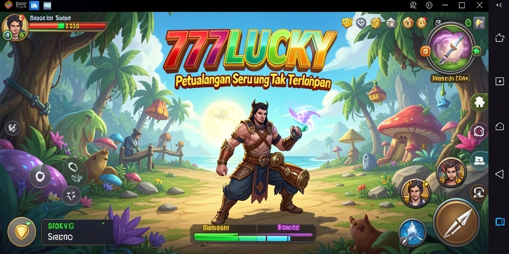 Tampilan luar biasa dari gameplay 777LUCKY yang mengesankan.