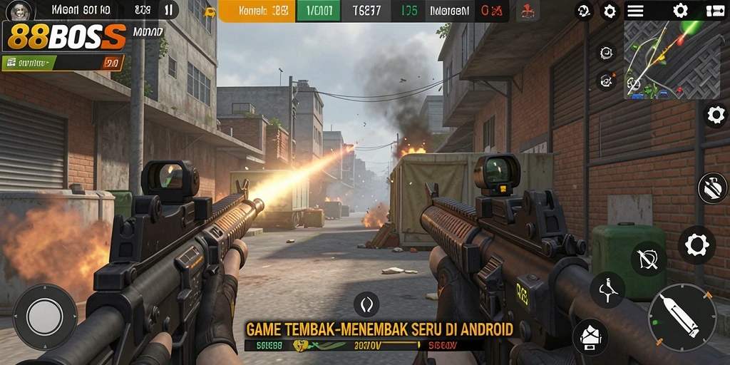 Tangkapan layar gameplay <strong>88BOS</strong> yang seru dan menegangkan.