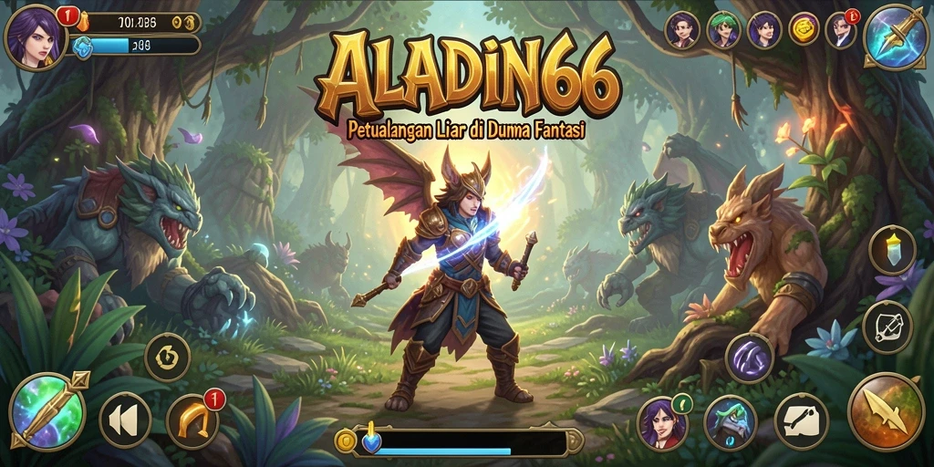 Tampilan gameplay ALADIN66 yang menakjubkan dan mendebarkan.