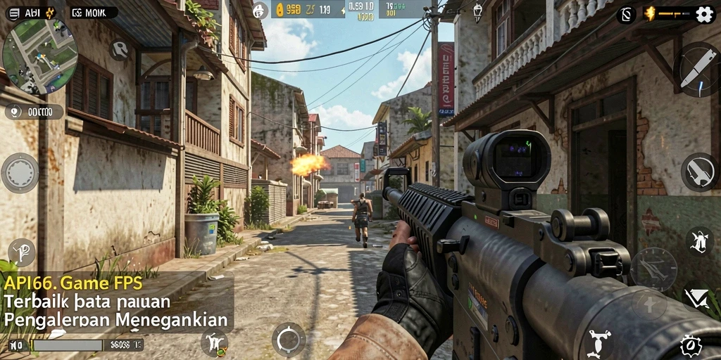 Screenshot dari gameplay API66 yang menegangkan dan realistis.