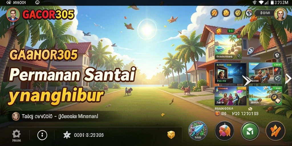 Tampilan gameplay GACOR305 yang seru dan menghibur.