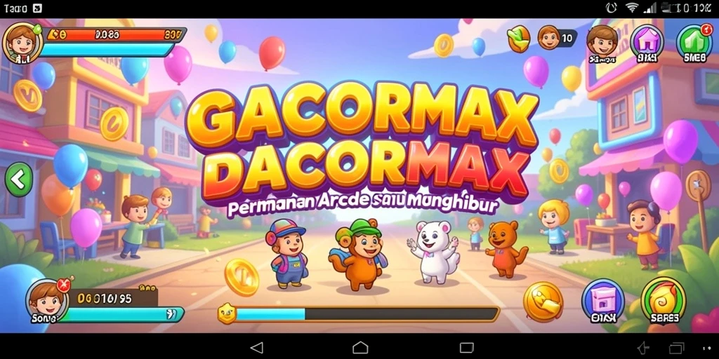 Tampilan menarik dari GACORMAX yang menampilkan aksi gameplay dinamis.
