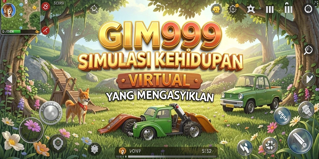 Tampilan gameplay GIM999 yang memukau dan interaktif.