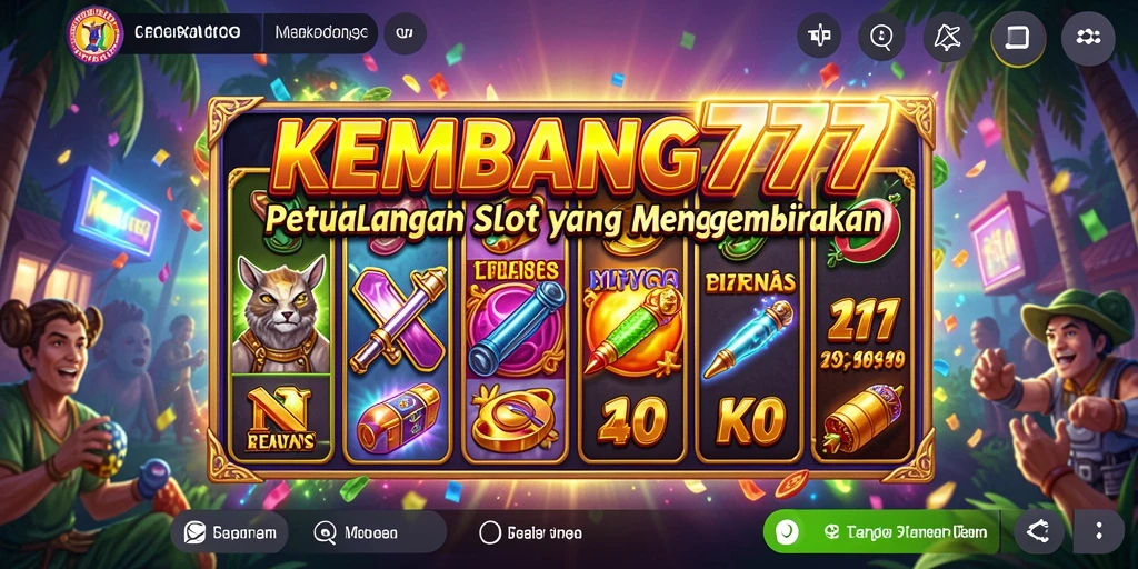 Tangkapan layar gameplay KEMBANG777 dengan fitur Slot yang menarik.