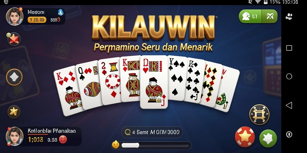 Screenshot gameplay KILAUWIN menampilkan aksi seru bermain domino.