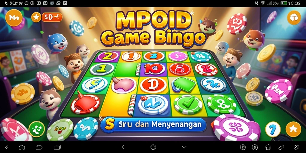 Screenshot gameplay MPOID menampilkan keseruan permainan Bingo.