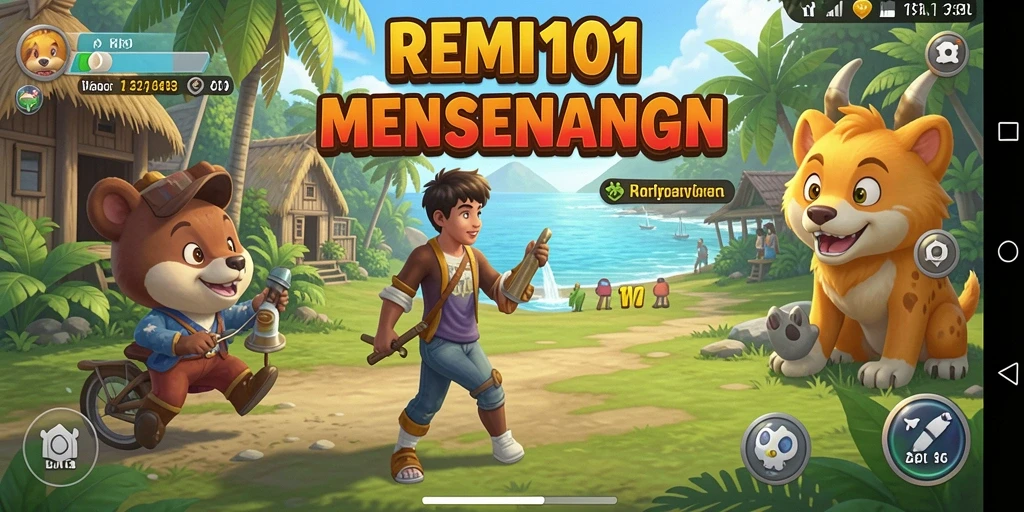 Tampilan gameplay REMI101 yang seru dan menawan.