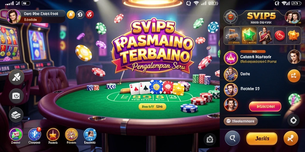 Tampilan menarik dari gameplay seru SVIP5 di aplikasi Kasino.
